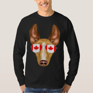 Canadian Flag Cirnechi dellu2019Etna Dog Canada Po T-Shirt