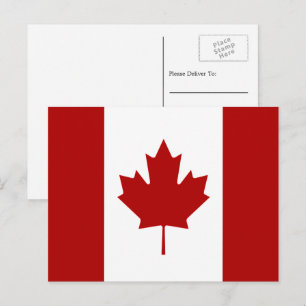 Canadian Flag, Flag of Canada Postcard