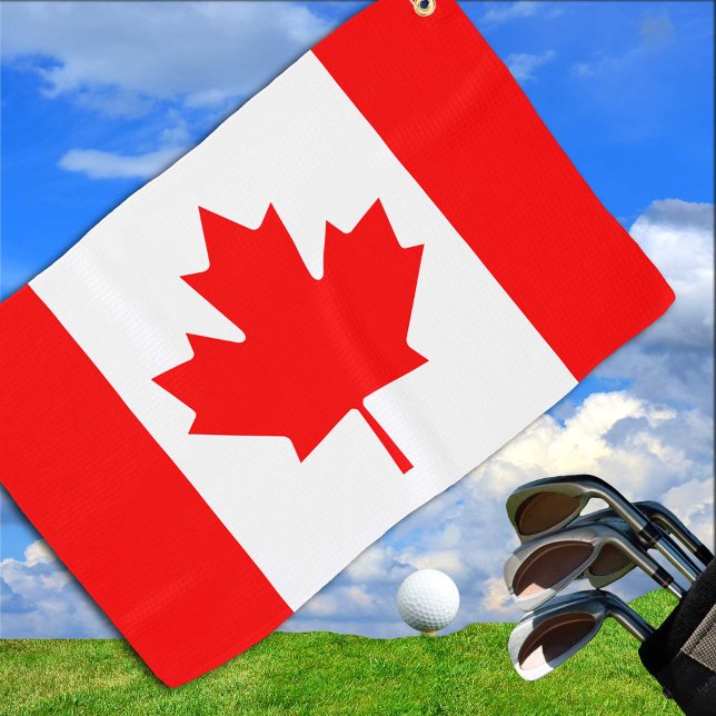 Canadian Flag & golf Canada /sports Ottawa Towel (Creator Uploaded)