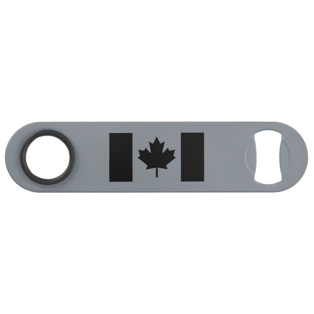 Canadian Flag in Black (Front (Horizontal))