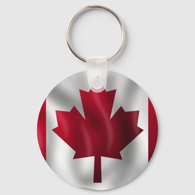 Canadian Flag Key Ring (Front)