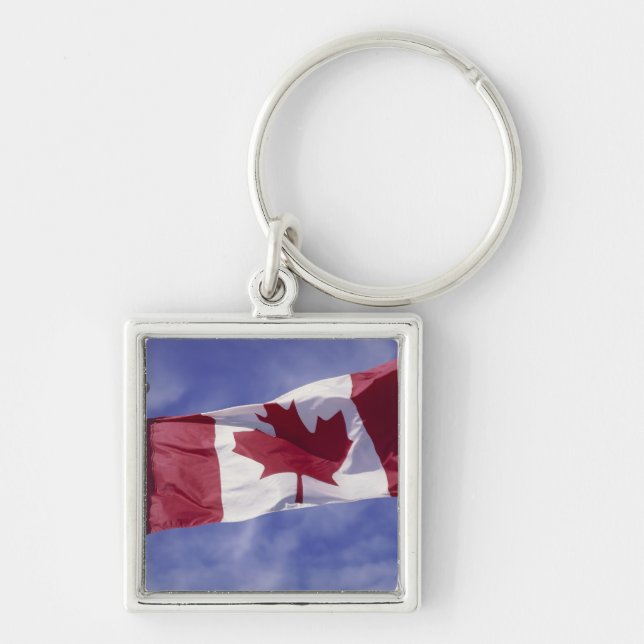 Canadian flag key ring (Front)