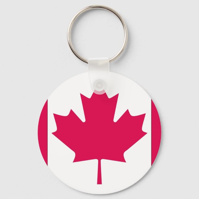 Canadian Flag Key Ring (Front)