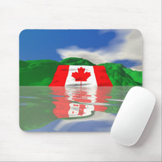 Canadian Flag Land Mouse Mat
