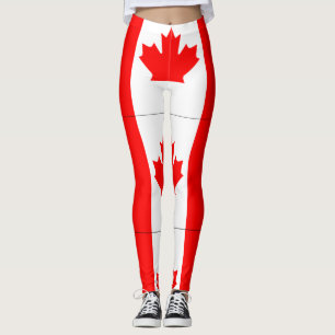 Canadian Flag Leggings