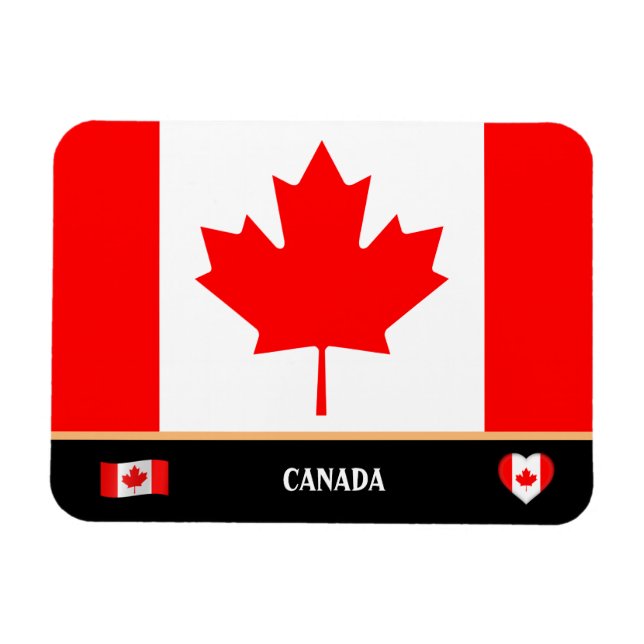 Canadian Flag Magnet, travel / holiday, Canada Magnet (Horizontal)
