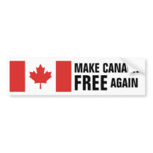 Canadian Flag Make Canada FREE again