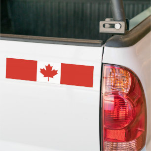 Canadian Flag (Maple Leaf) (Canada) Bumper Sticker