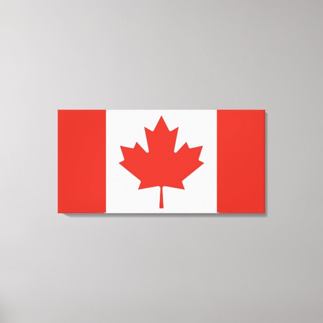 Canadian Flag (Maple Leaf) (Canada) Canvas Print (Front)