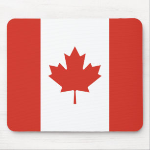 Canadian Flag (Maple Leaf) (Canada) Mouse Mat