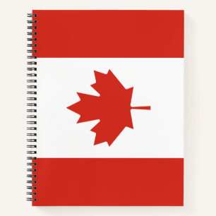 Canadian Flag (Maple Leaf) (Canada) Notebook