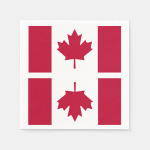 Canadian Flag Napkin