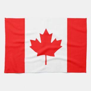 Canadian Flag of Canada Red Maple Leaf Kitchen Tow Tea Towel
