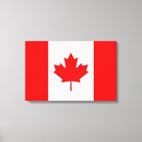 Canadian Flag of Canada Red Maple Leaf l'Unifolié