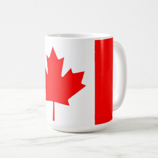 Canadian Flag of Canada Red Maple Leaf Patriotic Coffee Mug