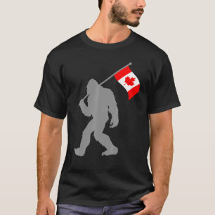 Canadian Flag On Canada Flag T-Shirt