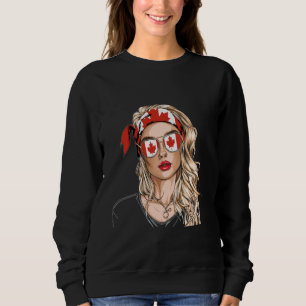 Canadian Flag Outfit for Woman Products Souvenirs Sweatshirt
