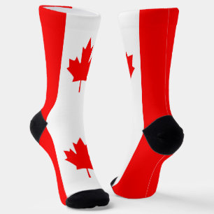 Canadian Flag Patriotic Canada National Pride Socks