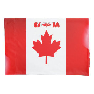 Canadian flag pillowcase