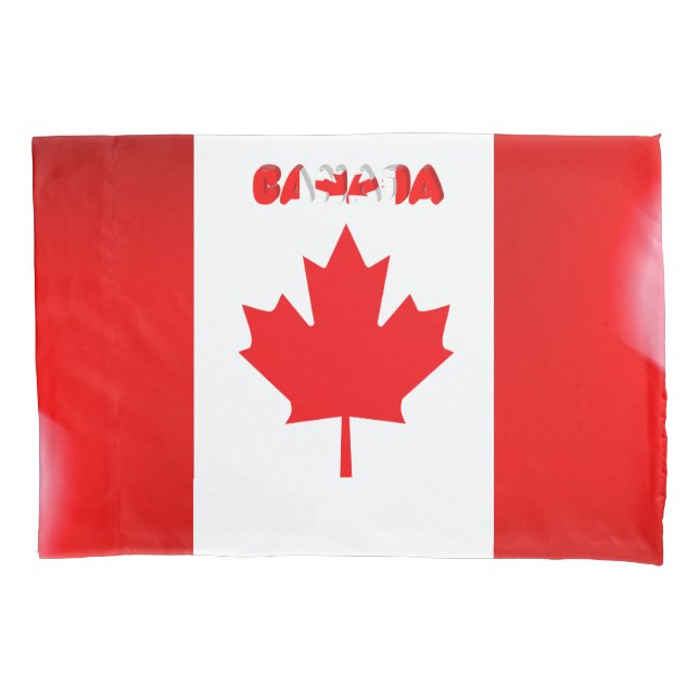 Canadian flag pillowcase (Front)
