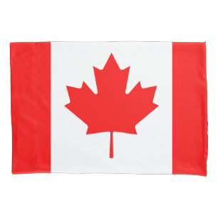 Canadian flag pillowcase for Canada