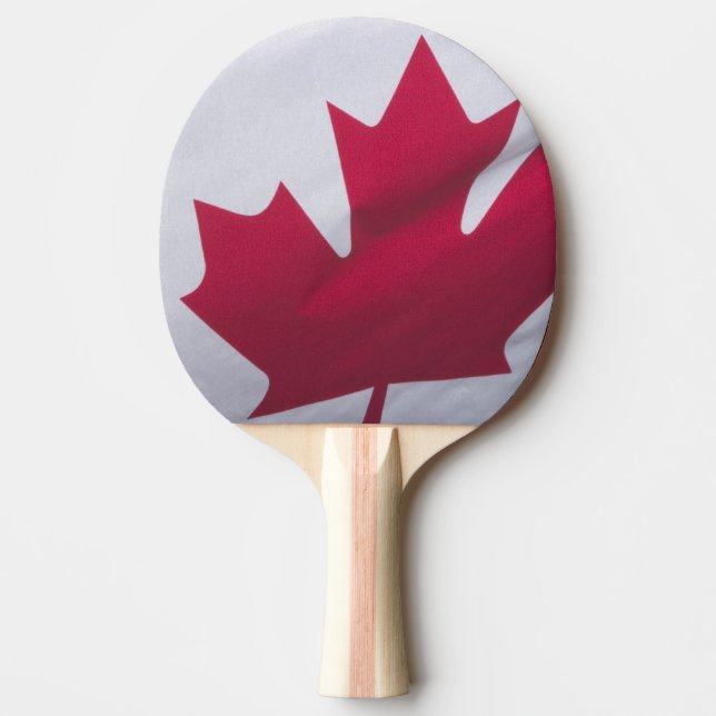 Canadian Flag. Ping Pong Paddle (Front)