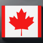 Canadian Flag Plaque<br><div class="desc">Canadian Flag. Great flag of Canada</div>