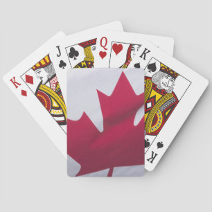 Canadian Flag. Playing Cards