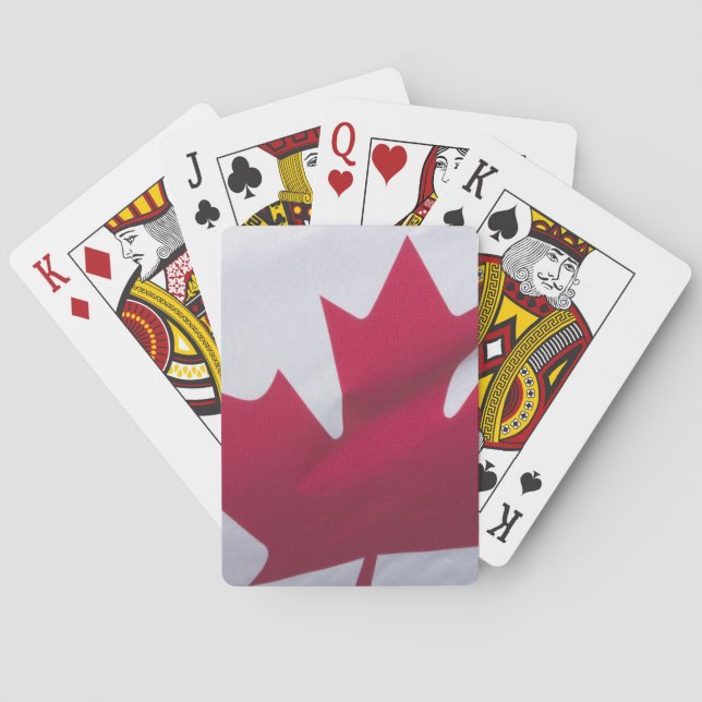 Canadian Flag. Playing Cards (Back)