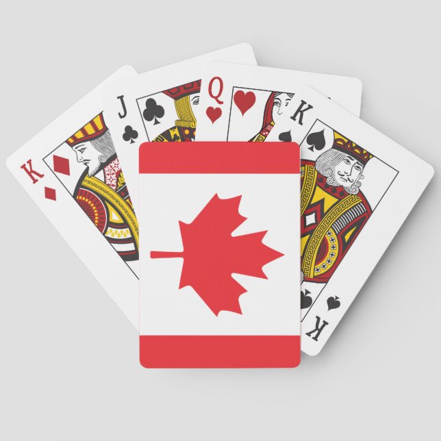 Canadian Flag Playing Cards (Back)