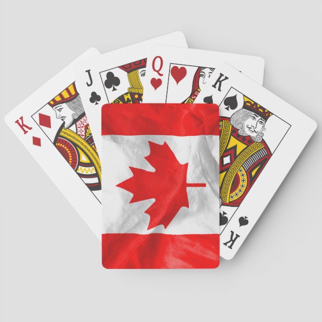 Canadian Flag Playing Cards (Back)