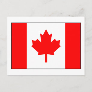 Canadian Flag Postcard