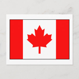 Canadian Flag Postcard