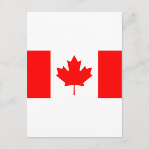 Canadian Flag Postcard
