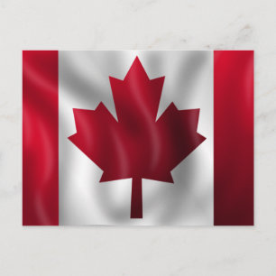 Canadian Flag Postcard