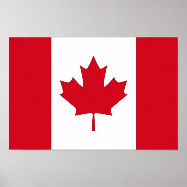 Canadian Flag Poster (Front)