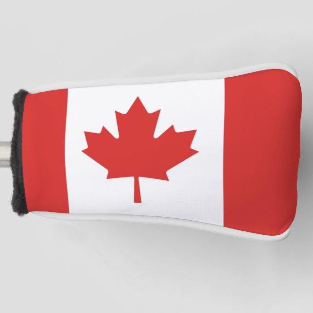 Canadian Flag Putter Golf Cover (Front)