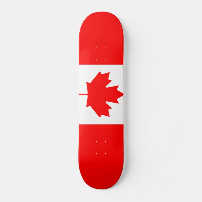 Canadian Flag Skateboard (Front)