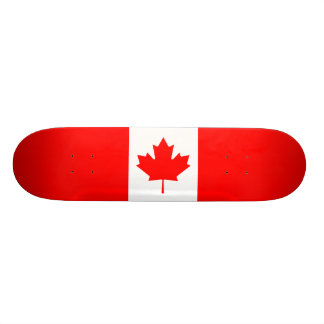 Canadian Flag Skateboard