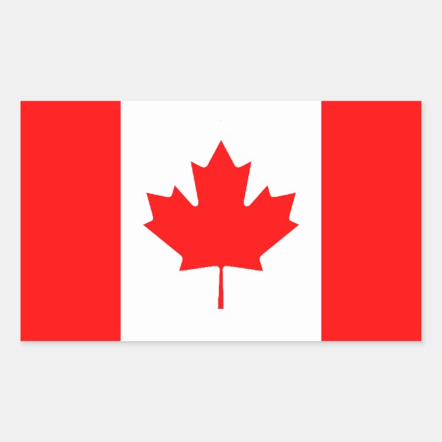 Canadian Flag Sticker (Front)
