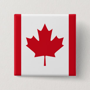 Canadian Flag T-shirts and Apparel 15 Cm Square Badge