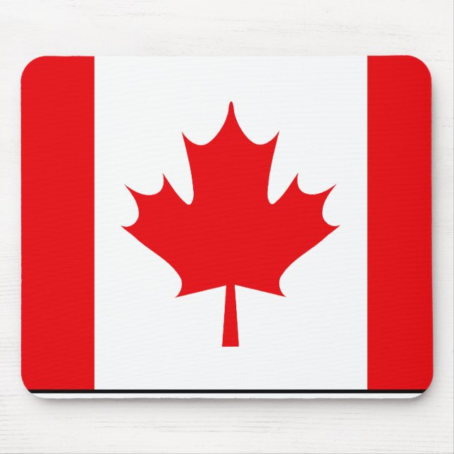 Canadian Flag T-shirts and Gifts Mouse Mat (Front)