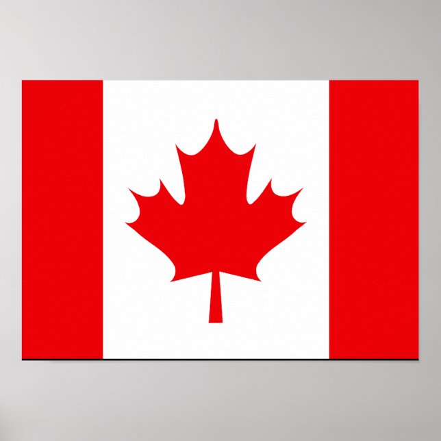 Canadian Flag T-shirts and Gifts Poster (Front)