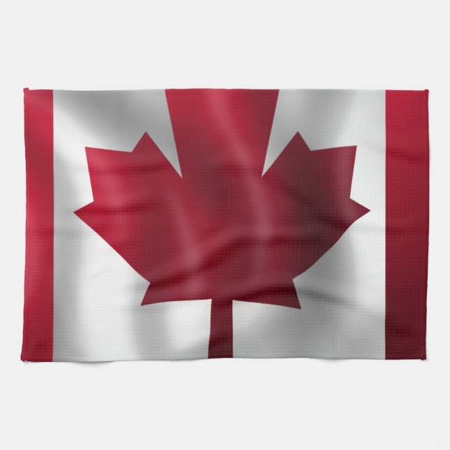 Canadian Flag Tea Towel (Horizontal)