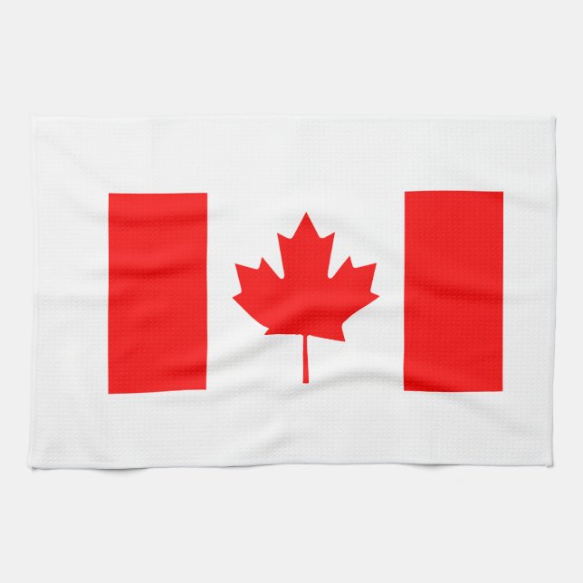 Canadian Flag Tea Towel (Horizontal)
