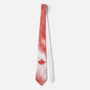 Canadian Flag Tie