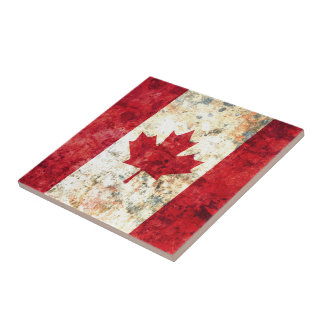 Canadian Flag Tile