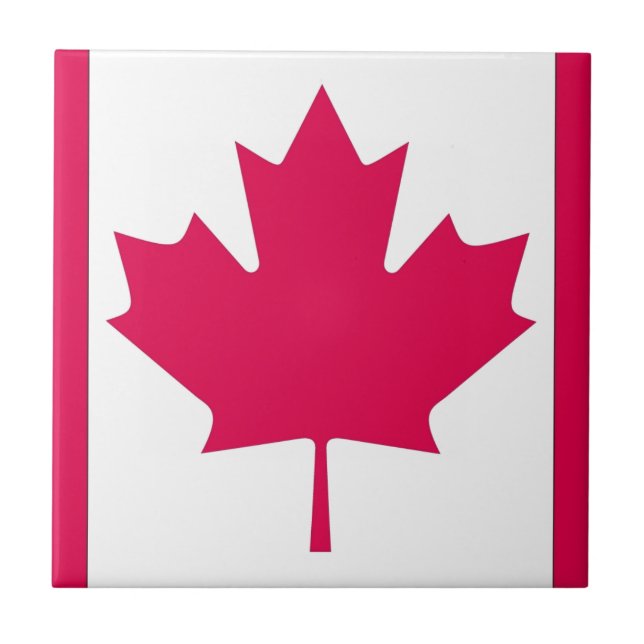 Canadian Flag Tile (Front)