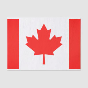 Canadian Flag Tissue Paper