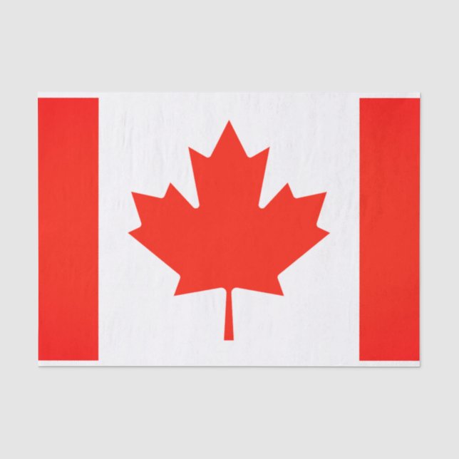 Canadian Flag Tissue Paper (Front)